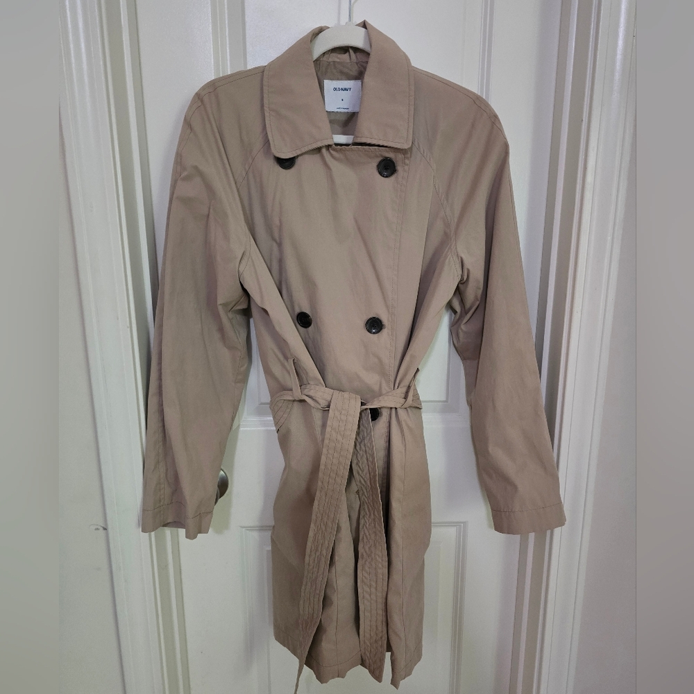 Old Navy Women's Beige Rain Coat